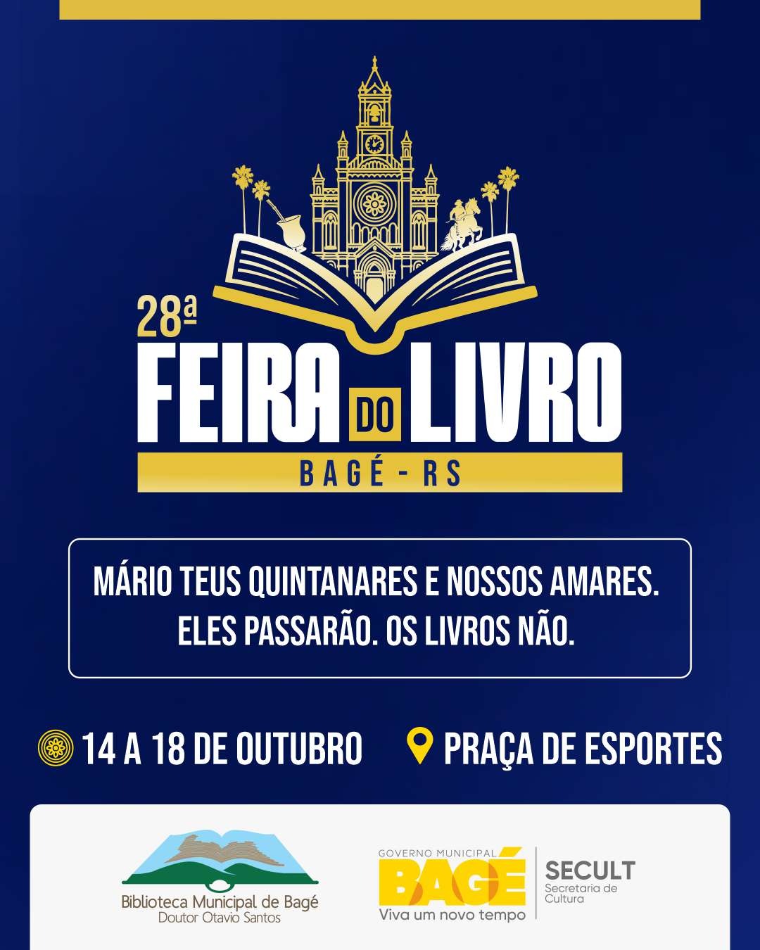 28ª Feira do Livro homenageia Mario Quintana em tema