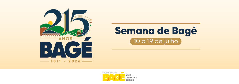 Banner Semana de Bagé