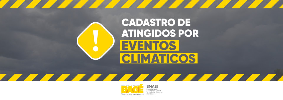 Cadastro de pessoas atingidas por eventos climaticos 2023-2024