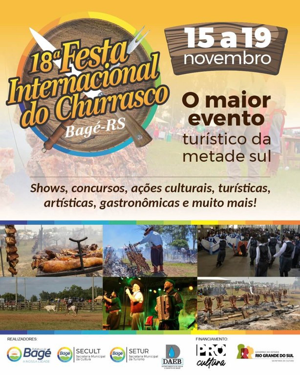 Folder Festa Internacional do Churrasco