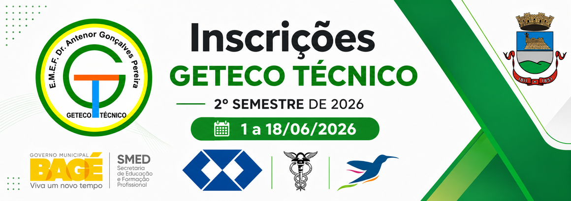 Inscrições Geteco Técnico - 02 2026
