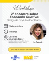 2ª edição de workshop sobre Economia Criativa será realizada em Bagé