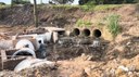 Avançam obras de pavimentação e saneamento na Rua Rafael Cabeda, no Dois Irmãos