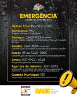 Defesa Civil do Estado emite situação de alerta severo para a Região da Campanha