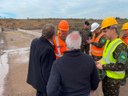 General de Exército acompanha andamento da obra da Barragem da Arvorezinha
