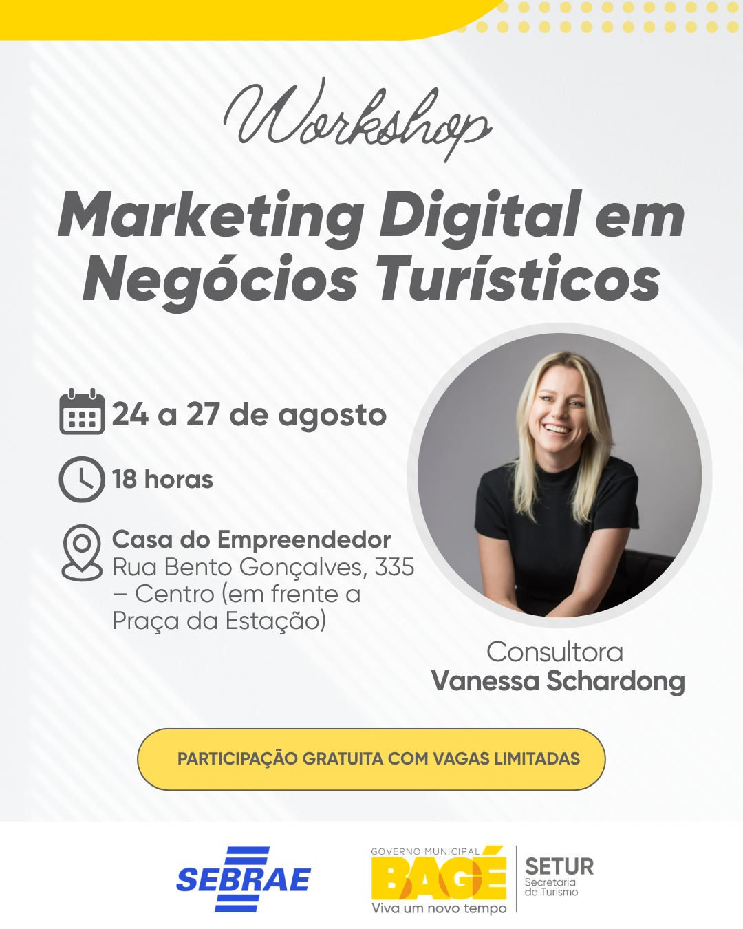 Inscrições abertas para o Workshop “Marketing Digital em Negócios Turísticos”