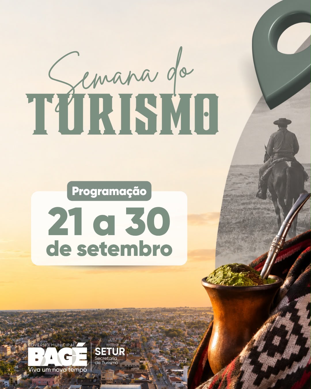 Prefeitura apresenta programação da Semana do Turismo de Bagé