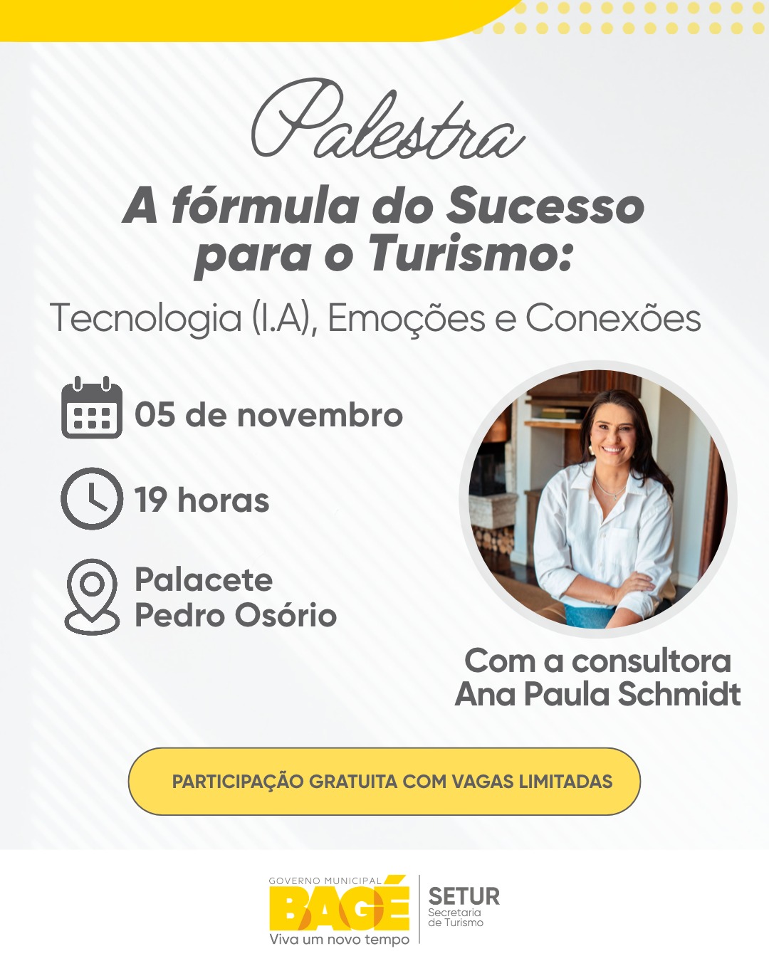 Setur promove palestra sobre tecnologia, emoções e conexões no turismo