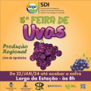 5ª edição da feira de uvas inicia dia 22