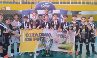 Arena A é o grande campeão do citadino sub 11 de futsal