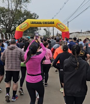 Cerca de 500 pessoas participaram da corrida pelos 214 anos de Bagé