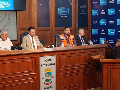 Coordenador da Defesa Civil presta esclarecimentos na Câmara de Vereadores