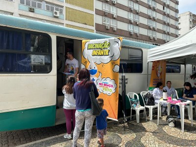 Campanha nacional de multivacinação aplica 888 doses em Bagé