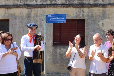 Denominação de rua homenageia professor Guido de Jesus Machado de Moraes