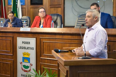 Edegar Franco apresenta balanço de ações da SDR e Seinfra na Câmara de Vereadores