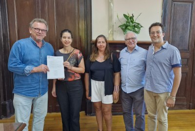 Governo Municipal firma carta de intenção com Academia Internacional de Cinema