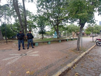 Guarda Municipal retoma patrulha a pé