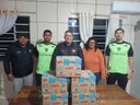 Lar dos Irmãos Santo Estevão recebe presentes do Guarany Futebol Clube Lar dos Irmãos Santo Estevão recebe presentes do Guarany Futebol Clube