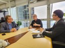 Mainardi leva demandas de Bagé ao IPHAE em Porto Alegre Mainardi leva demandas de Bagé ao IPHAE em Porto Alegre