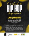 Município abre inscrições para MCs e seleção de videoclipes na primeira edição do Festival de Hip-Hop da Fronteira