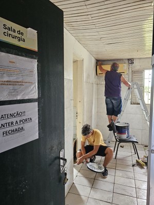 Mutirão marca primeira etapa da revitalização do centro de tratamento de animais de rua