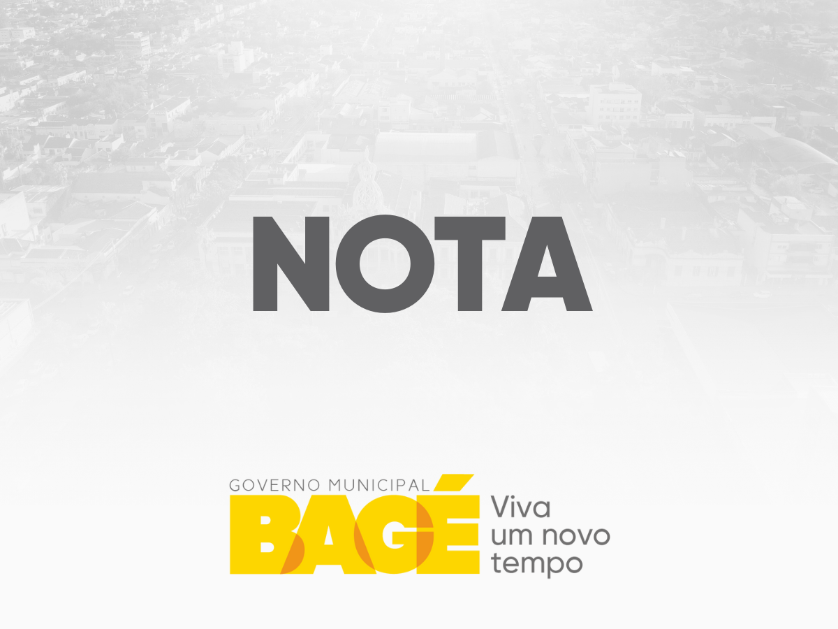 NOTA DE ESCLARECIMENTO