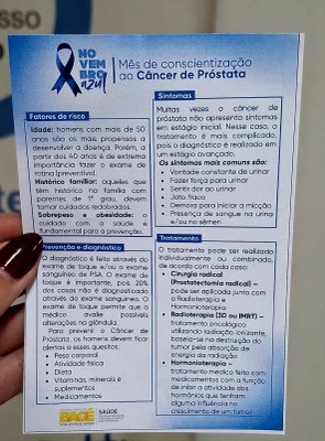 Novembro Azul: Ação é realizada com colaboradores da empresa Stadbus