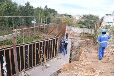 Obra do Centro Avançado de Perícias de Bagé prossegue em ritmo normal