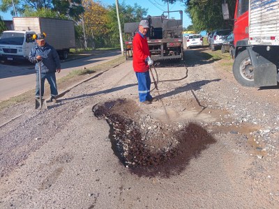Operação Tapa-buraco é retomada nesta segunda-feira