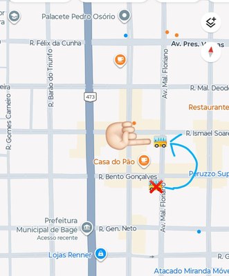 Parada de ônibus da Avenida Marechal Floriano será realocada nesta quinta-feira (29)