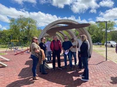 Prefeito Mainardi visita Parque da Panela do Candal e anuncia retomada das atividades no espaço público
