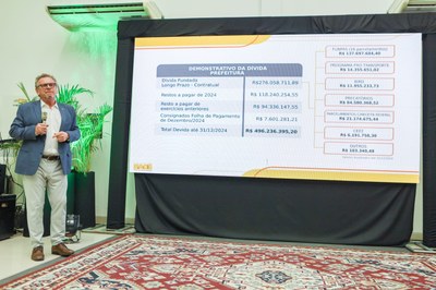 Prefeito Palestra para Empresários em Evento de Abertura das Atividades da Aciba