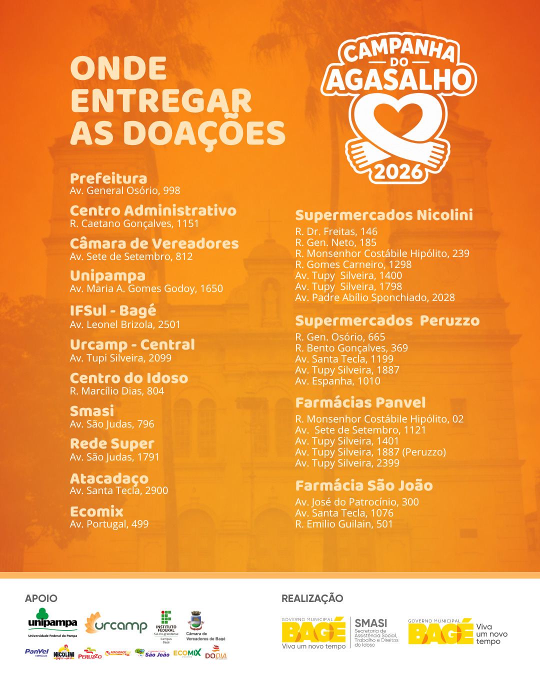 Prefeitura apresenta Campanha do Agasalho 2026