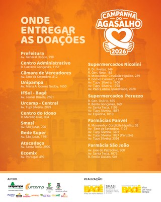 Prefeitura apresenta Campanha do Agasalho 2026