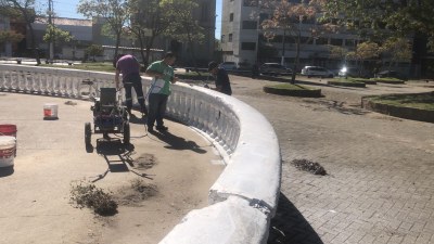 Prefeitura de Bagé trabalha na revitalização da Praça de Esportes