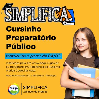 Prefeitura inicia inscrições para cursinho preparatório para o Enem