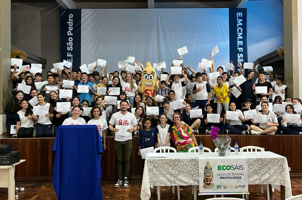 Projeto Eco Sais forma  300 alunos na Escola  São Pedro