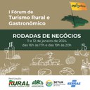 Rodadas de Negócios integram a programação do primeiro Fórum de Turismo Rural e Gastronômico de Bagé