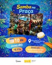 Samba na praça retorna no sábado