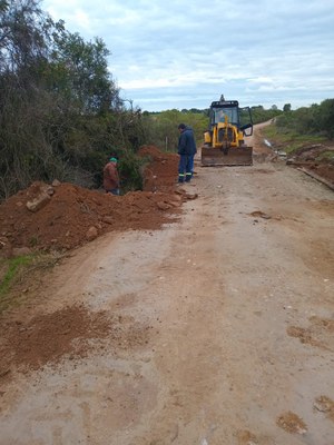 SDR atua na recuperação de pontilhões na área rural
