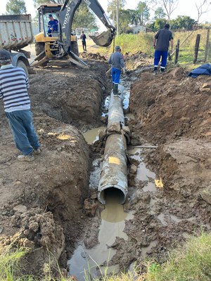 Seinfra intensifica o trabalho para recuperar vias atingidas pela chuva