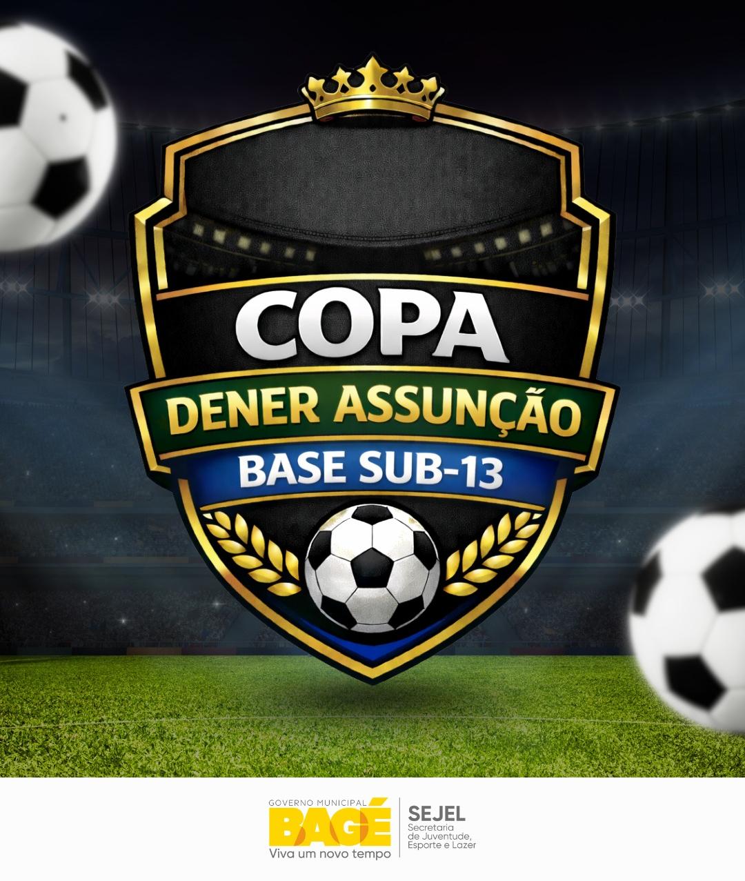 Sejel anuncia inscrições para Copa Dener Sub 13
