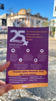 SemppMulher realiza ação de conscientização no Dia Internacional pela Eliminação da Violência contra a Mulher