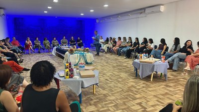 Servidoras participam de roda de conversa sobre direitos das mulheres no Memorial da Água