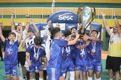 Sesc Bagé é o campeão do citadino futsal sub 13