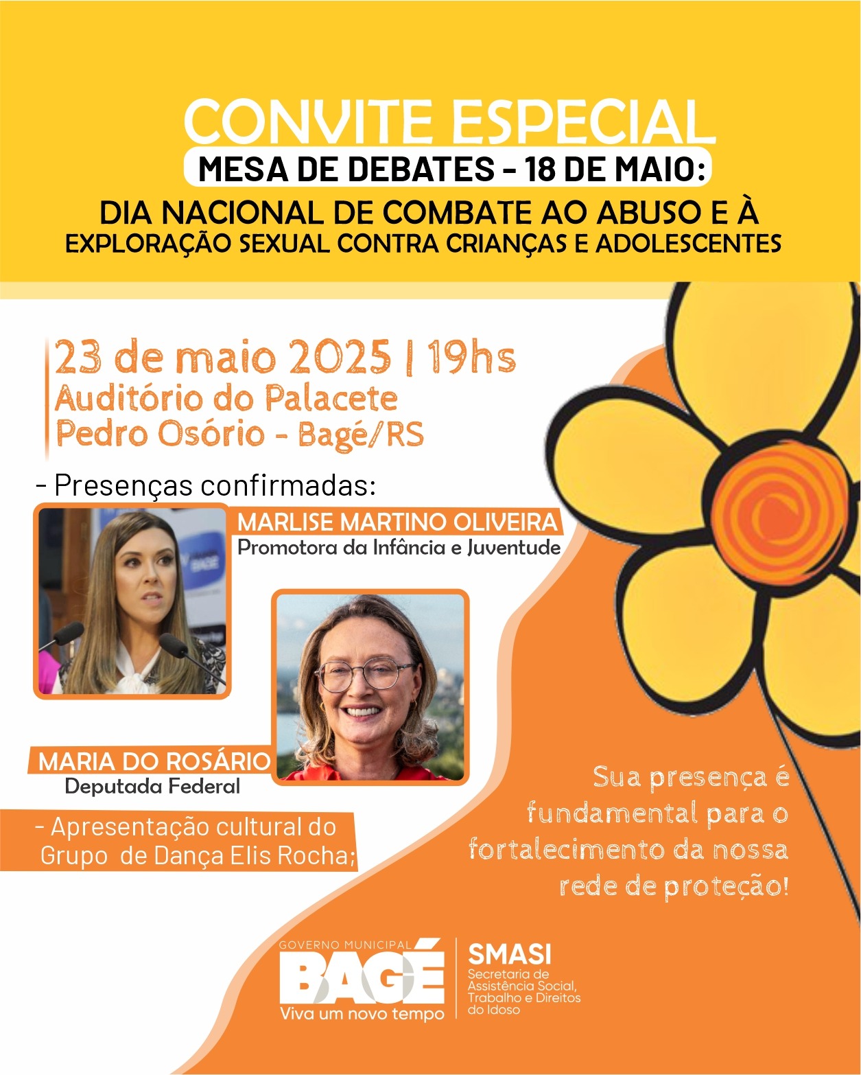 Smasi convida para debates sobre o Combate ao Abuso e à Exploração Sexual de crianças e adolescentes