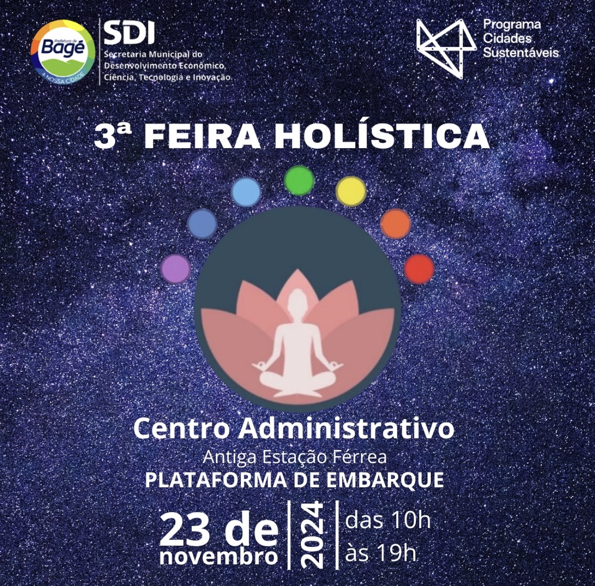 Terceira edição da feira holística acontece neste sábado